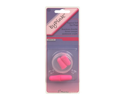PharmaSystems byPink Tapered Soft Ear Plugs - 4.0 EA