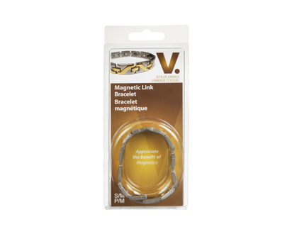 PharmaSystems Two Tone Magnetic Link Bracelet, S/M - 1.0 EA