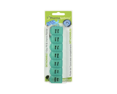 7-Day Pill Box, Detachable - 1.0 EA
