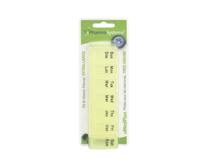 PharmaSystems 7-Day Pill Box, XL - 1.0 EA