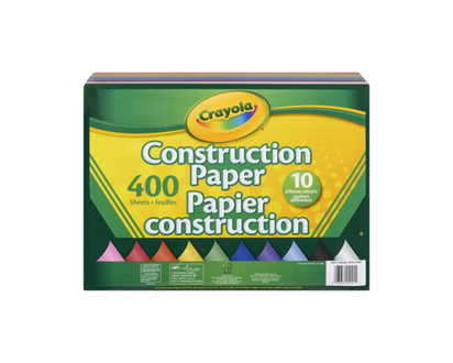 Crayola 400-Sheet Construction Paper - 1.0 EA