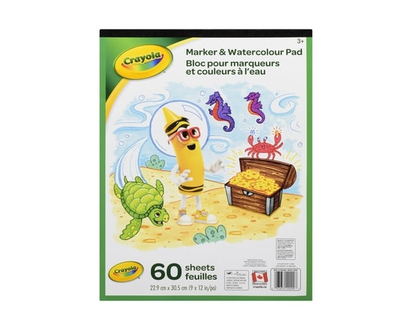 Crayola Bloc pour marqueur et couleur à l'eau - 1.0 EA
