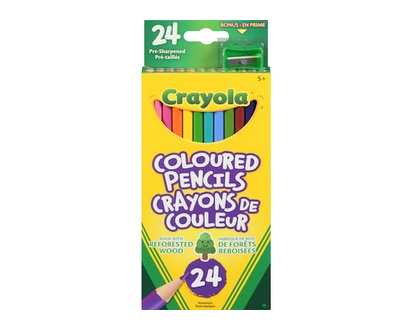 Crayola 24 Coloured Pencils - 1.0 EA