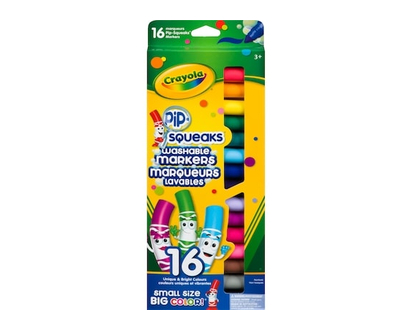 Crayola Pip-Squeaks Markers Washable, 16 count - 1.0 EA