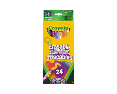 Crayola Erasable Coloured Pencils, 24 Count - 1.0 EA
