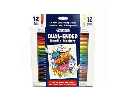 Dual-Ended Doodle Markers - 12.0 EA