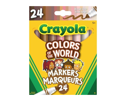 Crayola 24 Colors of the World™ Markers - 1.0 EA