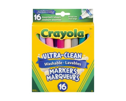 Crayola 16 Washable Broad Line Markers - 1.0 EA