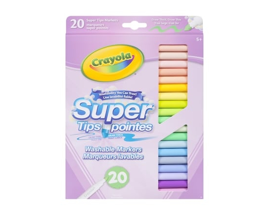 Crayola Super Tips Washable Markers 5+ - 1.0 EA