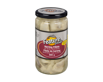 Feature Foods Herring Fillets in Wine Marinade - 600.0 G