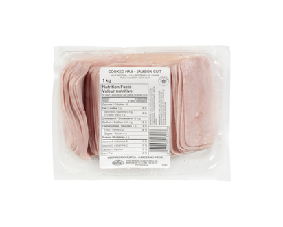 Cooked Ham, Club Pack Sliced - 1.0 KG