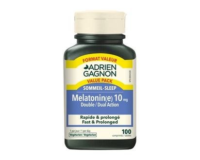 Melatonine 10 mg double action format valeur - 100.0 EA