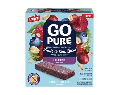 Leclerc Go Pure Fruit & Oat Bars Fieldberry - 140.0 G