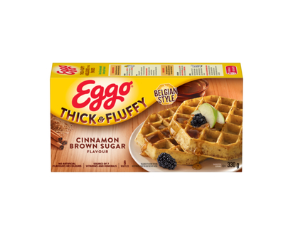 Kellogg’s Eggo Moelleuses et plus épaisses gaufres saveur cannelle et cassonade - 330.0 G