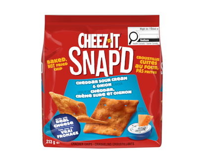 Cheez-It Crackers Cheddar Sour Cream & Onion Flavour Snack - 213.0 G