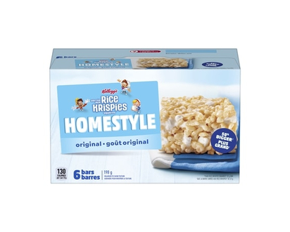 Kelloggs Homestyle Rice Krispies Squares Original - 198.0 G