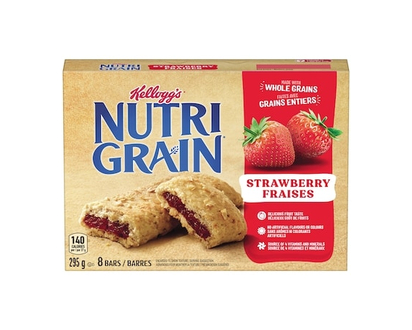 Kellogg’s Nutrigrain Barres de céréales Nutri-Grain aux fraises, 8 barres - 295.0 G
