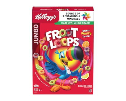 Kellogg’s Froot Loops Céréales Froot Loops, format géant - 825.0 G