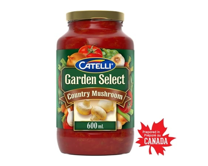 Catelli Garden Select Country Mushroom Pasta Sauce - 600.0 ML