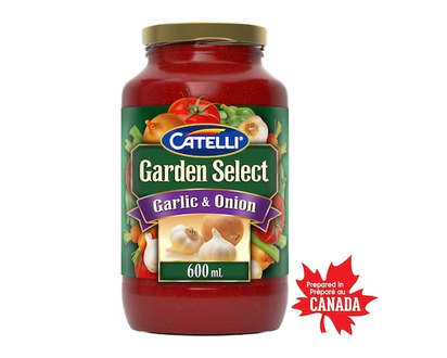 Catelli Garden Select Garlic & Onion Pasta Sauce - 600.0 ML
