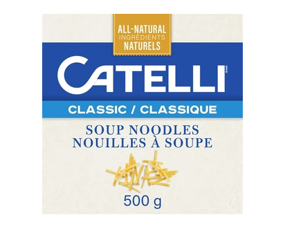 Catelli Pâtes Classiques, Nouilles à Soupe - 375.0 G