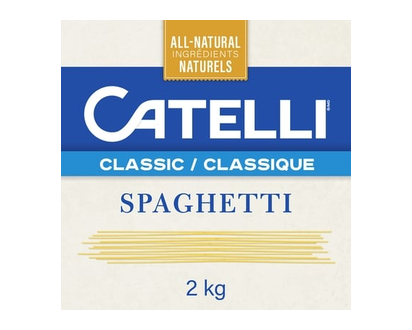 Catelli Pâtes Classiques, Spaghetti - 2.0 KG