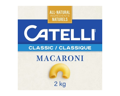 Catelli Pâtes Classiques, Macaroni - 2.0 KG