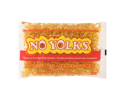 No Yolks Extra Broad Cholesterol-Free Egg White Noodles - 340.0 G