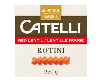 Catelli Red Lentil, Rotini Pasta - 250.0 G