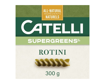Catelli Pâtes SuperGreens, Rotini - 300 G