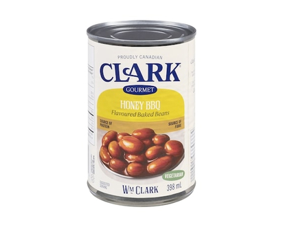 Clark Fèves saveur de bbq au miel - 398.0 ML