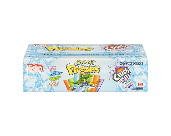 Kisko Giant Crush Freeze Pops - 150.0 ML