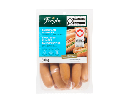 Freybe European Wieners - 500.0 G