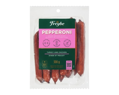 Freybe Smoked Sausage Sticks Pepperoni Turkey and Chicken - 300.0 G