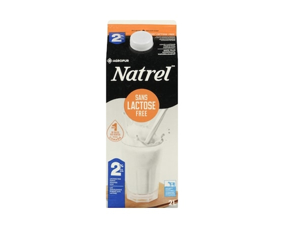 Natrel Lactose Free Partly Skimmed Milk 2% M.F. - 2.0 L