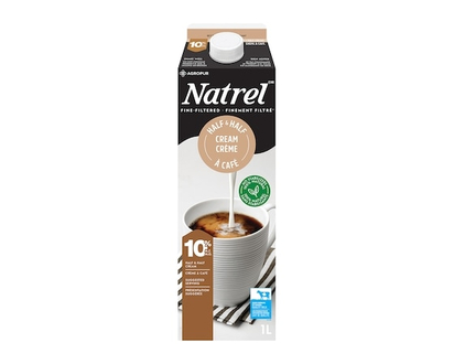 Natrel Crème moitié-moitié 10 % finement filtrée - 1.0 L