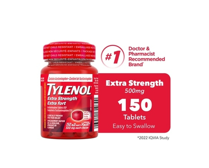 Tylenol 500 Mg EZ Tablets - 150.0 EA
