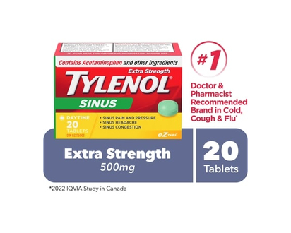 Extra Strength Sinus Daytime eZ Tablets - 20.0 EA