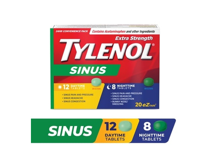 Tylenol Extra Strength Sinus, Day/Night Convenience Pack - 20.0 EA