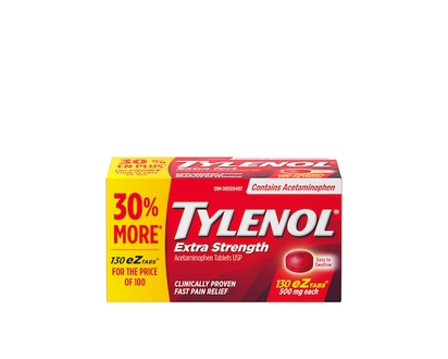 Tylenol 500mg Extra Strength Tablets Bonus Pack - 130.0 EA
