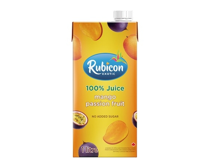 Rubicon Mélange de jus à 100 % à la mangue et au fruit de la passion - 1.0 L