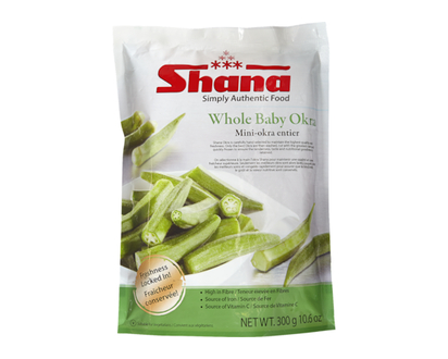 Shana Whole Baby Okra - 300.0 G