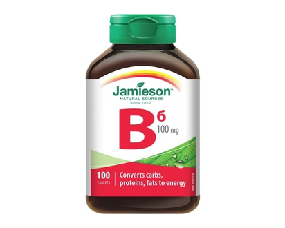 Jamieson Vitamin B6 100 mg (Pyridoxine) - 100.0 EA