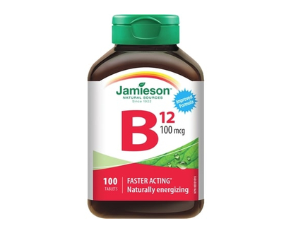 Jamieson Vitamin B12 100 mcg (Methylcobalamin) - 100.0 EA