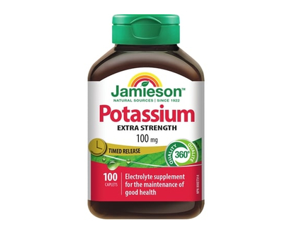 Jamieson Potassium 100 mg Timed Release - 100.0 EA