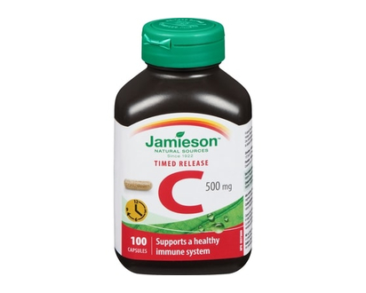 Jamieson Vitamin C 500 mg Timed Release Capsules - 100 CAP