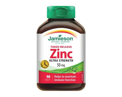 Jamieson Zinc 50 mg Timed Release - 90.0 EA