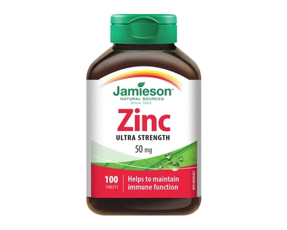 Jamieson Zinc Tablets, 50 mg - 100.0 EA