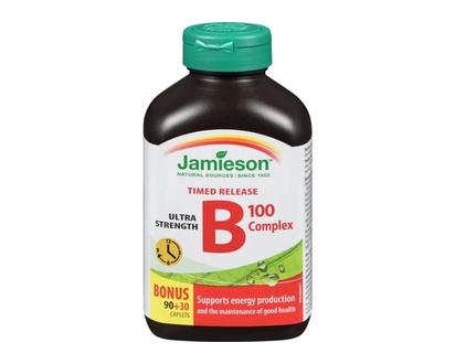 Jamieson B Complex Timed Release 100 mg 120 Count - 120.0 EA