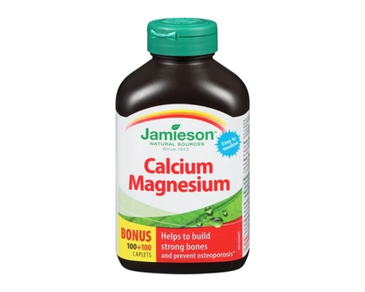 Jamieson Calcium Magnesium Caplets - 200.0 EA